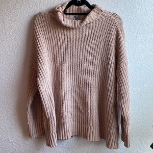 Aerie pink chenille sweater